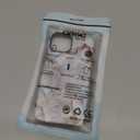 CARLOCA Case for iPhone 15,White Gold Abalone Shell Design - Hybrid Dual Protection Soft TPU + Hard PC, Shockproof Anti-Scratch Cover Men Women Girl Stylish Phone Case