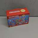 Valentine Day Gifts for Kids, 24 Pack Pop Fidget Heart-Shaped Mini Push Bubble Sensory it Fingertip Keychain Fidget Toys Decompression Valentines Classroom Party Favors Exchange Gifts for Kids