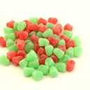 Planet Sweets Christmas Green and Red Spice Drops - 2 Pounds - Holiday Jelly Gummy Candy Bulk (EXP 06/06/27)