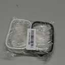2 Pcs Clear Figure Display Bag with Keychain, Blind Box Display Case Portable Small Doll Storage Bag Zipper Closure Dustproof Collectibles Organizer for Showing Off Boxes Dolls Mini Figures