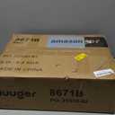 Huuger Nightstand Set of 2, Night Stand with Fabric Drawer, Mesh Shelf, Side Table with Storage, Fabric Drawer Dresser, Open Shelf, Metal Frame, Bedroom, Black