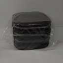 GORILLA GRIP Chair Cushions, Set of 8, 16x16, Memory Foam Pads for Dining Room, Kitchen Table, Office Desk, Rocking Chairs, Stay in Place Backing, Comfortable Microfiber Seat Cover Pad Cushion, Brown