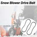 07200802 Snow Blower Belt Compatible with Ariens Deluxe 24" 921045 921323 and 28" 921046, 2 Pcs Snow Thrower V-Belt