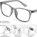 livho High Tech Blue Light Glasses - Advanced Blue Light Blocking Computer Glasses - Screen Fatigue & UV Protection