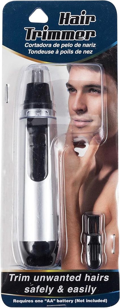 Items 4U Nose and Ear Hair Trimmer, Silver