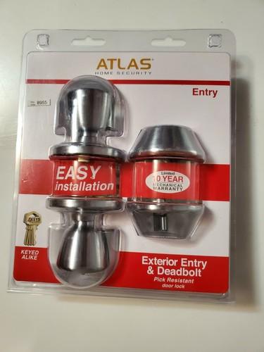 Atlas Entry Door Lock & Deadbolt Keyed Alike #1734600