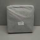 Bidtakay Grey Baskets Foldable Storage Cube Bins 13x13x13 Cube Storage Organizer Closet Set of 3 Fabric Storage Baskets for Home Office Large Baskets for Nursery Baby Toy Storage