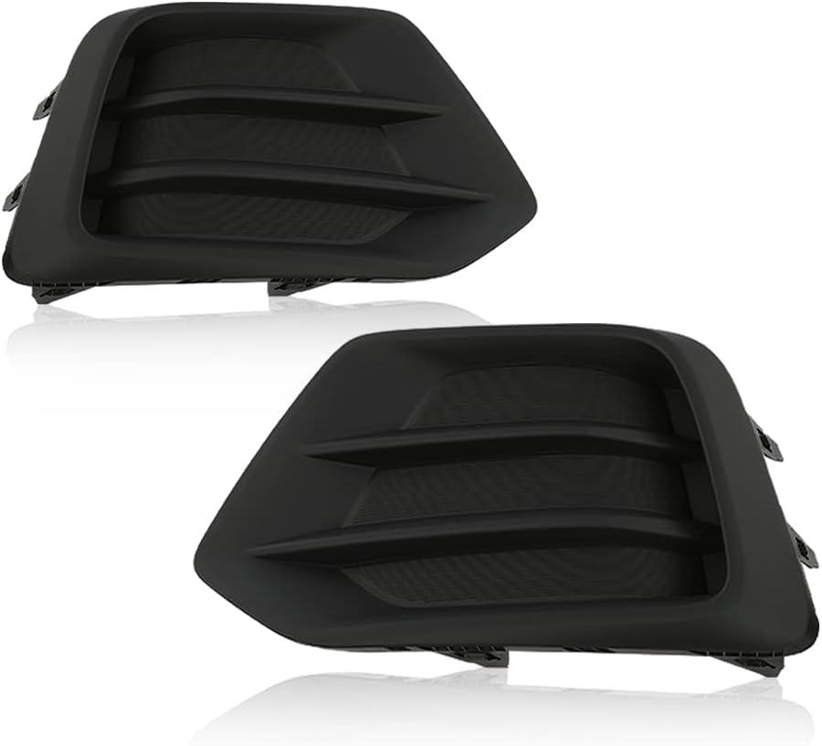 G-PLUS Fog Light Cover Driver and Passenger Side Compatible with Chevy Trax 2017-2022 Front Bumper Fog Lamp Cover 42537708 GM1039226 42537707 GM1038226