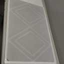 Extra Large Stone Bath Mat, 31.5 x 20" Diatomaceous Earth Mat Diamond Pattern, Super Absorbent Quick Drying Stone Bath Mats for Bathroom, Easy to Clean (Light Grey)