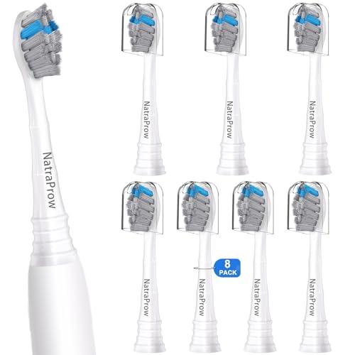 Replacement Brush Heads Compatible with Philips Sonicare Electric Toothbrush, Charcoal/Blue 7 Count Refills