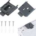 Metal Mounting Brackets Roller Blind Buckles Universal Replacement for Roller Shade (Grey)