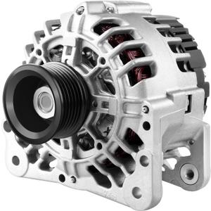 SCITOO Alternator Compatible with 1.8L 2.0L for Volkswagen for Beetle 1999-2005, for Golf 1999-2006, for Jetta 1999-2005 - 12V 90 Amp CW 6-Groove Pulley, Replace OE 13852 21485 028-903-028DX