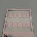 Glamnetic Press On Nails - Short Almond Fake Nails, Muted Mauve Purple Nails, Mauve Obsession | 15 Sizes - 30 Nail Kit with Glue 1C - Soft Girl