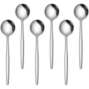 6.7 Inches Coffee Spoons Set, 6 Pieces Stainless Steel 18/10 Iced Tea Spoon,Long Handle Coffee Stirring Spoons,Durable Teaspoons,Dishwasher Safe Tea Spoon For Dessert