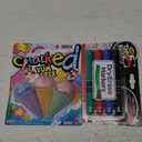 Crayola Take Note Chisel Tip Dry Erase Markers, Kids at Home Activities, Broad Line, Multicolor, 4 Count, Chalked 3 Pcs