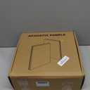 Mass Loaded Vinyl Soundproof Wall Panels Self-adhesive, 12 Pack Mlv Soundproofing Panels, 12''x12''x0.4'' High Density Square Sound Proof Panels For Walls, Home Office, Reccording Studio White