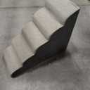 Dog Stairs for Bed 28.7”H, 5-Step Dog Ramp, Non-Slip Sturdy Pet Steps for Small Dogs & Cats to get on High Bed or Couches, Grey