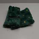 Christmas Throw Pillow Covers Christmas Decorations Set of 2 Xmas Tree 18x18 Pillow Covers Soft Plush Faux Wool Pillow Cases Holiday Winter Decor Sofa Couch Bed (Star Green)