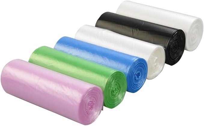 Utiao 1.5 Gallon Garbage Bags, Small Trash Bags, 6 Rolls/ 135 Counts