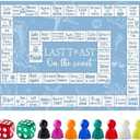 Justforjoyful Board Games for Adults Party Games for Game Night Fun Interactive Take A Shot Game Birthday Groups Family Play Date Night Bachelorette Party Supplies Age 21+ 2-8 Players(Blue) Pack of 3