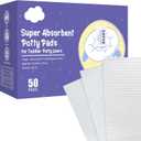 50 Packs Super Absorbent Urine Pads Portable Child Used with Travel Potty Bags Disposable Liners for Toddlers, Toilet Seat for Kids Pee Training