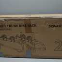 Sports Deluxe 2-Bike Trunk Mount Rack, Model SY-Trunk-BR, Black + Orange up to 70lbs Load (Trunk Bike Rack+Barbar)