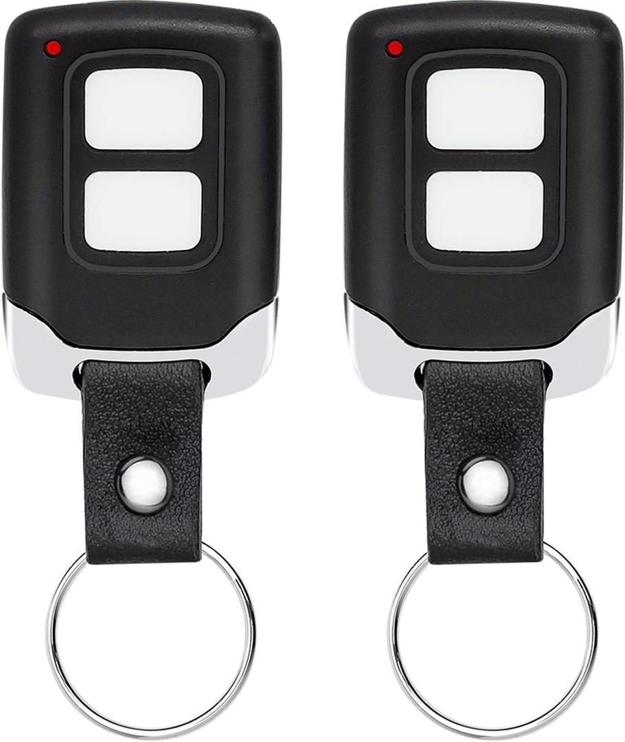 for Sommer Y4054V005 310MHz 2 Button Remote Control Direct Drive 4054V001 Synoris 550/800, Keychain Remote for Sommer Garage Door Opener Remote (Black 2pcs)