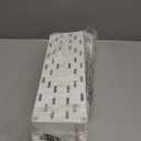 SPACELEAD Slim Storage Cart 3 Tier,Bathroom Organizer Rolling Utility, Mobile Shelving Unit Slide Out for Office, Kitchen, Laundry Room & Narrow Places,White