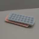 2 Pack Heart Shpaed Ice Cube Trays with Lids and Bins Ice Molds with Ice Storage Box, 48 Holes Silicone Heart Ice Cube Tray for Whiskey Cocktail Fun Shapes Cubes, with Lids & Bins