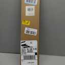 LazBlinds No Drill Vinyl Mini Blinds, 21" W x 64" H, White