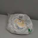 LUCKITTY Warm Fluffy Plush Cat Dog Tunnel Bed Under Christmas Tree Big Tube Playground Toys 3 FT Diameter Longer Crinkle Collapsible 3 Way, for Indoor Cat Kitty Kitten Puppy Rabbit Ferret White