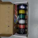 Fermerry 30 AWG Stranded Wire Spool 100ft Each 6 Colors Flexible 30 Gauge Silicone Hook up Wire Kit Electrical Tinned Copper Wire