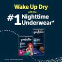 Goodnites Girls' Nighttime Bedwetting Underwear, Size Large (68-95 lbs), 34 Ct (2 Packs of 17), Packaging May Vary