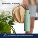 sodastream Fizz & Go Cool - All Metal Bottle (Storm) Carbonating Bottle Capacity, 0.9L