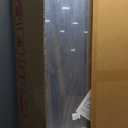 Full Length Wooden Mirror for Wall or Floor, 56"x20" Rustic Farmhouse Solid Wood Frame with Stand, Large Rectangular Wall-Mounted or Leaning Mirror for Bedroom, Living Room, Entryway (Brown)