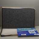 Becko US 2000-pc Foldable Puzzle Board with 6 Colorful Trays & TPU Cover, Portable & Lightweight Puzzle Table, Felt Mat with Auxiliary Lines for Storage, for 2000 1500 1000 Pieces Puzzles (Dark Gray)