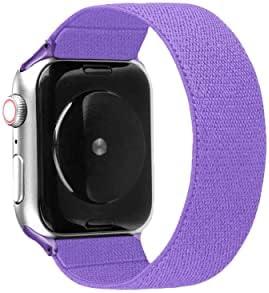 Solace Bands Paladin Loop Smart Watch Band - Compatible With All Apple Iwatch Series - Sportswear Smart Watch Band For Men & Women - Comfort & Durable (38/ 40/ 41MM - S, Purple)