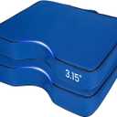 FirstGift 3.15" Extra Thick Stadium Seat Cushions - Portable Water-Resistant Bleacher Pads with Decorative Trim, Lightweight & Comfortable for Sports, Games, and Outdoor Event, U-Shape