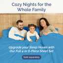 Twin Size Flat Sheet - Hotel Quality Top Flat Bed Sheet Only - Ultra-Soft, Breathable & Cooling - Fade & Wrinkle Free - Easy-Care, Stain & Shrink Resistant Bedding - Easy-Fit & Oeko-Tex - Denim Blue