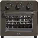 Our Place Wonder Oven | 6-in-1 Stainless Steel Air Fryer Toaster Oven Combo with Basket, Rack, Pan & Tray | Compact 13 QT Countertop Capacity - Toast, Roast, Bake, Reheat, Broil & Steam | Char, 12.7 Quarts