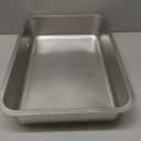 Large Stainless Steel Litter Box with High Sided, Metal Cat Litter Box, Odor-Free Non-Stick Litterbox Pan, Easy to Clean Pet Supplies Toilet Tray for Indoor Cats, Kittens or Multicat Homes