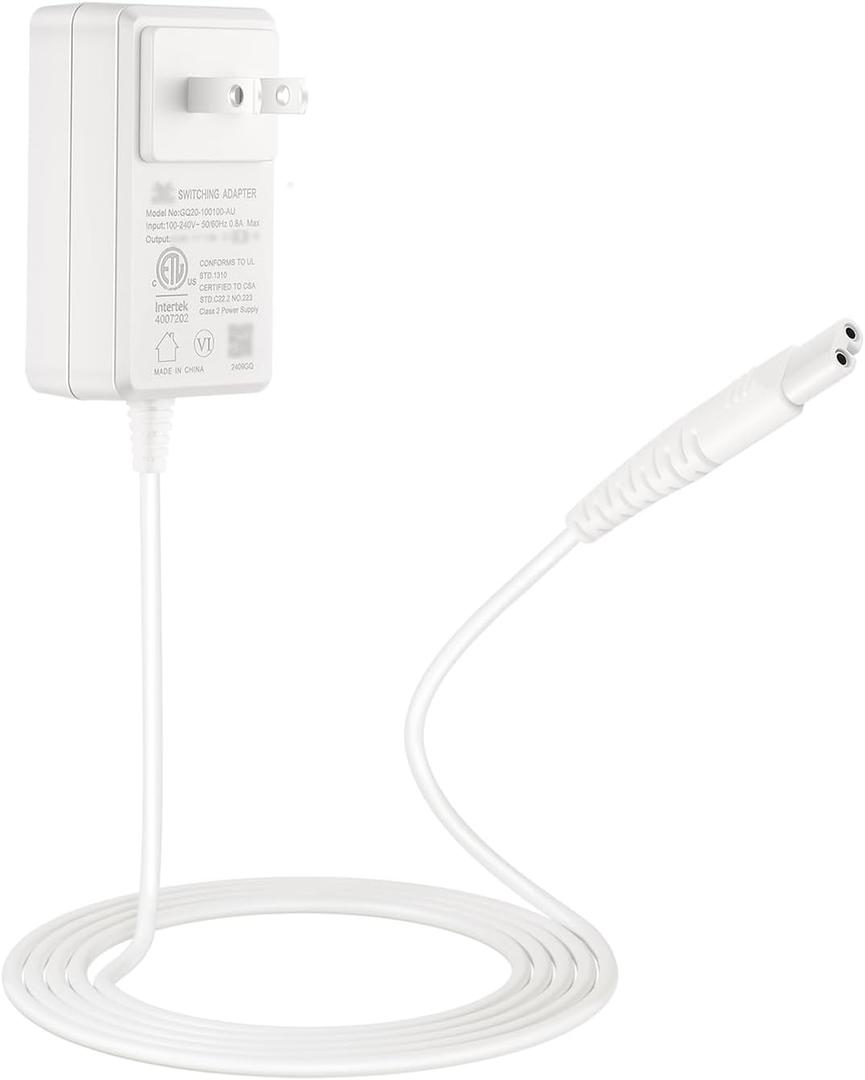 Authentic Charger Power Adapter Cord for Magic Wand Rechargeable HV-270 Massager, Personal Massager Portable Power Supply Charging Cable for Hitachi Magic Wand Rechargeable Back & Neck Massager