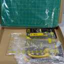 Magicfly Rotary Cutter Set, 45mm and 28mm Fabric Cutters Kit with Extra 10 Blades, A3 Double-sided Self Healing Cutting Mat, 12x6 Inch Quilting Ruler for Sewing, Fabric Cutting, Art Crafting