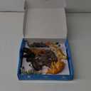 Safari Animals Figures Toys with Sound Books, 10PCS Realistic Jungle Animals Figures & Safari Animals Book with 10 Buttons, Zoo Animal Toys, Learning Toy for 3+ Year Old Boys, Girls, Kids