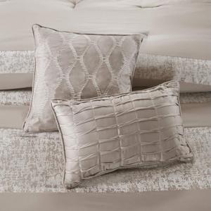Madison Park Pillows, Brown, 2 Pack, 12x18 in, 16x16 in Madison Park Pillows, Brown, 2 Pack, 12x18 in, 16x16 in