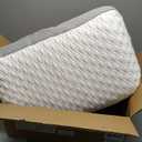 Sealy Molded Bed Pillow for Pressure Relief, Adaptive Memory Foam with Washable Knit Cover, Standard, 16x24x5.75 Inches, White, Grey