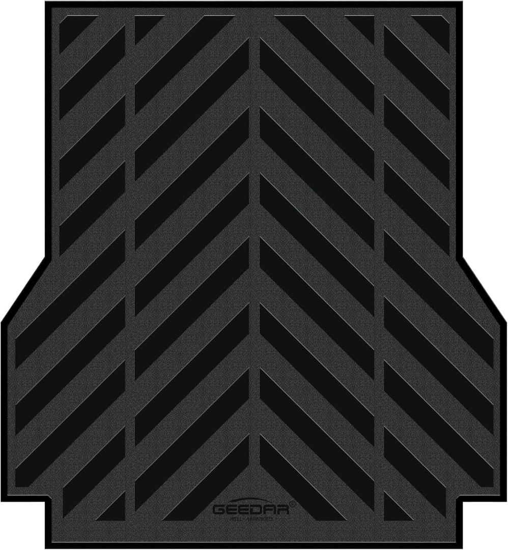 GEEDAR Rubber Bed Mat Compatible with 2005-2023 Toyota Tacoma 5Ft Heavy Duty Truck Bed Mat for Toyota Tacoma 5ft Truck Bed Liner, Heavy Duty Pickup Bed Accessories Cargo Mat