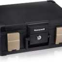 Honeywell Safes & Door Locks LHLP1103G 30 Minute Fire Safe Waterproof Safe Box Chest with Carry Handle, Medium, 1103, Black, 7.3 litre