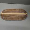 Small Acacia Wood Serving Trays Mini Wooden Platters Wooden Vanity Tray Dispenser Wood Counter Plates Bathroom Countertop Organizer Trays Coffee Bar Tray Appetizer Serving Board Snack Serve Board