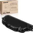 A-Premium Lower Engine Oil Pan Sump with Drain Plug Compatible with Mercedes-Benz C250, C300, C350, C400, C63 AMG, C63 AMG S, E250, E300, E350, E400, E500, E550, CLS400, CLS550, CLS63 AMG, CLS63 AMG S